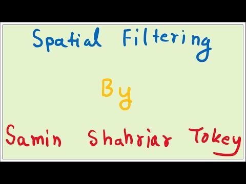 19. Spatial Filtering
