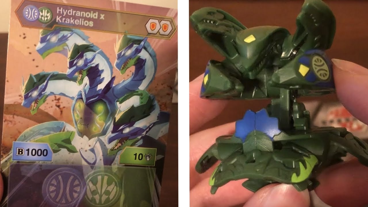 BAKUGAN Legends Core Pack – Hydranoid X Krakelios (grün), Mit 2 BakuCores & Gate-Card, 5,1 Cm Sammelfigur
