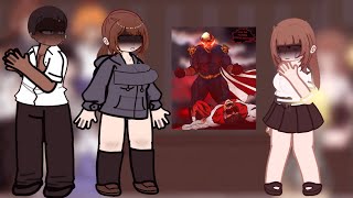 [AS] Kokujin no tenkousei &amp; Why are you getting out from there react to homelander vs omni-man 