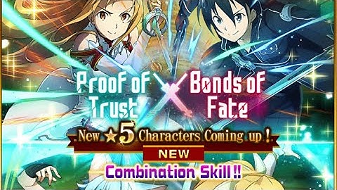 Sword Art Online Memory Defrag - 1st Anniversary Memorial Scout + Record Crystal Scout