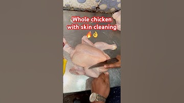 Whole chicken with skin cleaning 👌🔥#zamampoultry #shorts