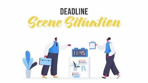 Deadline - Scene Situation After Effects Templates