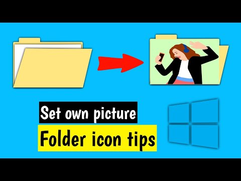 Set own picture as desktop folder icon || Awesome Windows tips 🔥👌