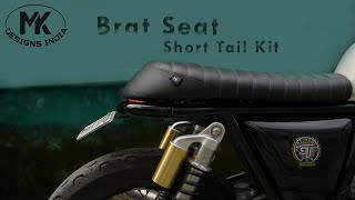 Continental Gt 650  | Modified | MK Design | Short Tail Kit | Brat Seat | Installation |