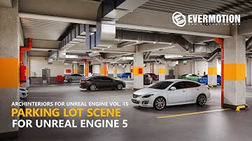 Parking Lot Scene for Unreal Engine 5