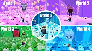 I Beat All Stages & Bosses of World 1 to World 5 | +1 Backflip Keyboard Escape | Roblox screenshot 4