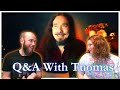 Capture de la vidéo "Fan Q&A - Tuomas Holopainen" Reveals His Love For Science, Skyrim & More! 😘🔬| First Time Reaction