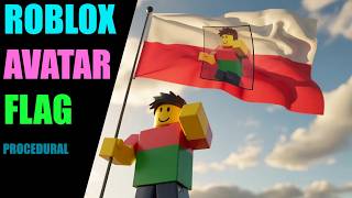 #2. Roblox Studio. Avatar Flag. Proceduralna animacja siatki i kości na wietrze.