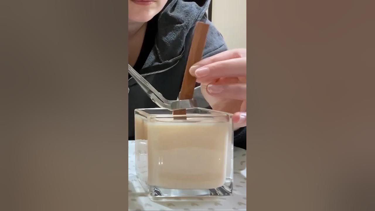 Making Soy Wax Candles with Crackling Wooden Wicks 