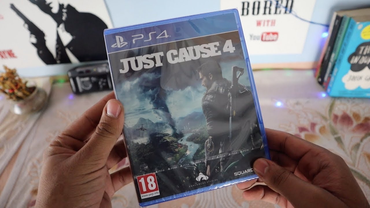 JUST CAUSE 4 - PS4 PRO UNBOXING & GAMEPLAY IN HINDI.