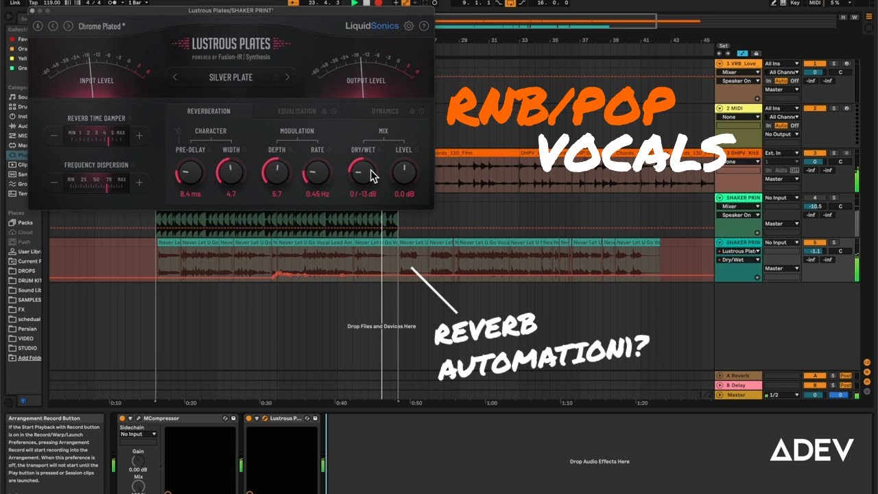 FRESH REVERB SAUCE | RNB/POP VOCALS | ABLETON LIVE