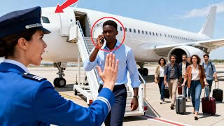 Gate Agent Refuses to Let Black Man Board — He Makes One Call, and Every Departure Screen Turns Red