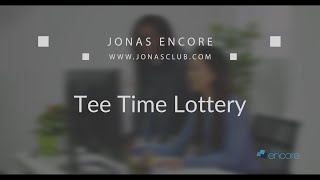 JCM Tee Time - Lottery