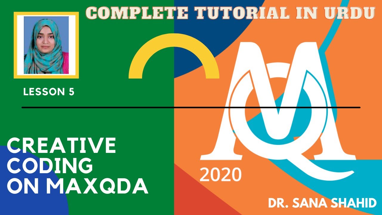 How to do creative coding maxqda 2020 tutorial in urdu hindi