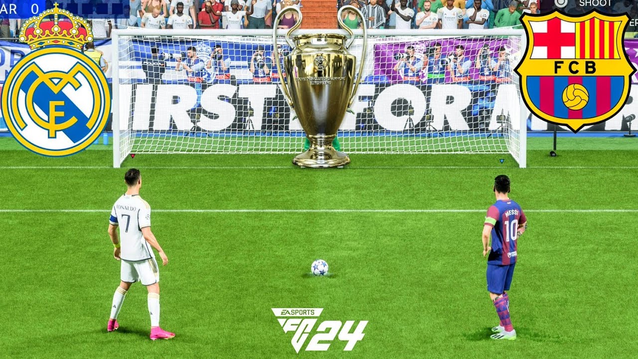 FIFA 24 | REAL MADRID VS FC BARCELONA | UCL FINAL | RONALDO VS MESSI ...