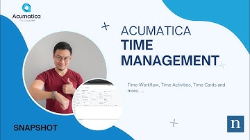 Time Management in Acumatica