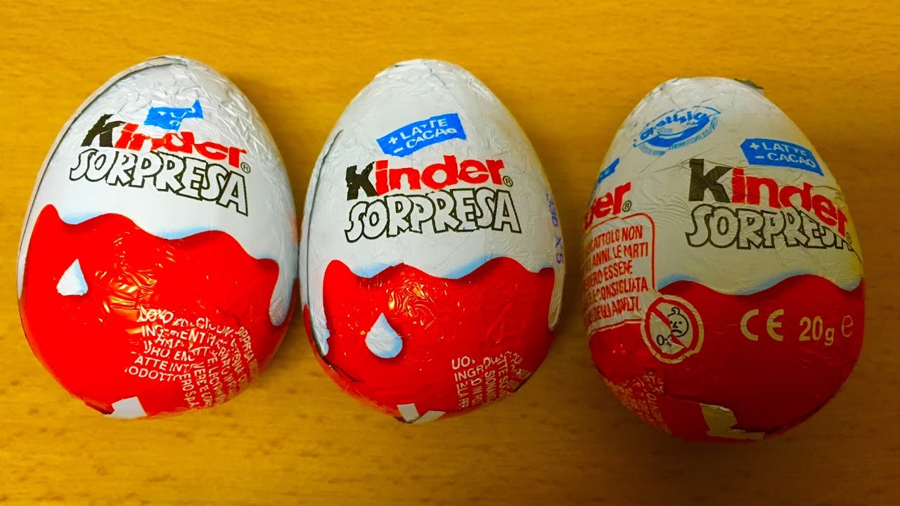 Kinder Surprise Eggs YouTube