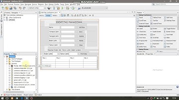 JAVA CRUD + IREPORT DAN PARAMETERS DI NETBEANS