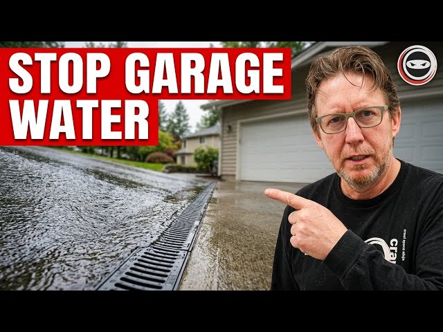 Sloped Driveway Destroying Your Garage? Try This Instead