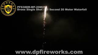 Drone Single Shot - 25 Second 20 Meter Waterfall - PFS38DR-WF-20M25S - DunPai Fireworks