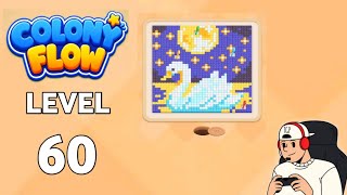 Colony Flow level 60 walkthrough gameplay 