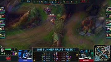 C9 vs IMT LOL Esports | Game 3 Summer Week 1 Day 2:Cloud9 vs Immortals