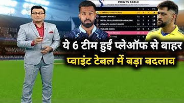 IPL 2022 Points Table : RCB की जीत के बाद SRH को लगा झटका, चेन्नई हुई बाहर!