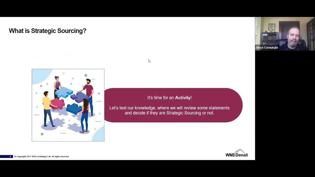 February 8, 2022 - Guest Speakers from WNS Denali on Sourcing - YouTube