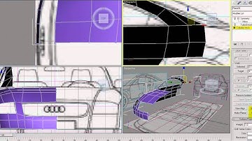 3Ds max tutorial - car modeling HD [part 4]