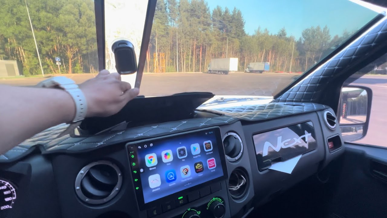 Улыбаемся и Пашем на новой Газель Next G21/Июль/Москва/Пробки/Суета ...
