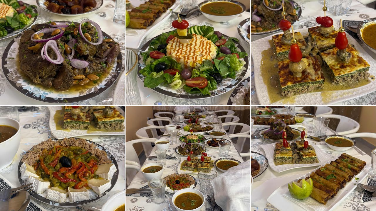 روتين يوم معايا../ عرضة ل 15 شخص 😍 ارواحو نحظرو كامل الأطباق مع بعض