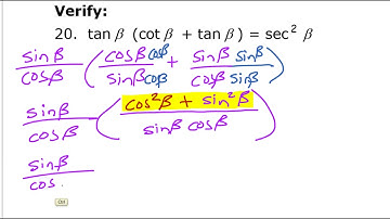 Test B (20 to 21) Verify Trig Identities Including Double Angle