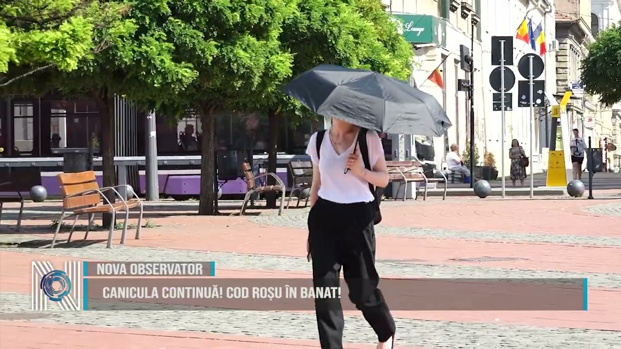 CANICULA CONTINUĂ! COD ROȘU în Banat!