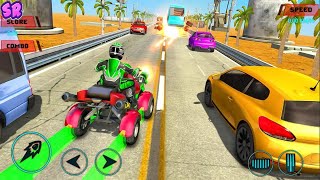 ATV Quad bike Racing Simulator - Bike Stunts 2020- Bike Shooting Game screenshot 5