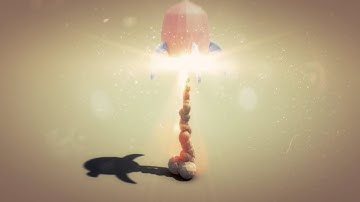 Low Poly Rocket Launch Animation