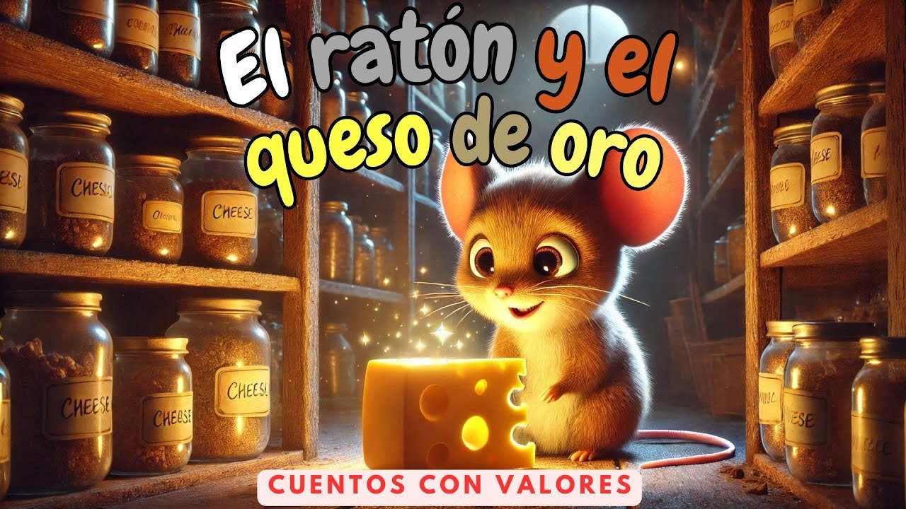 🐭 El Ratón y el Queso de Oro 🧀| Cuentos infantiles | Cuentos para