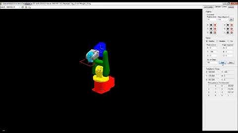 construction of rectangle using RoboAnalyzer software