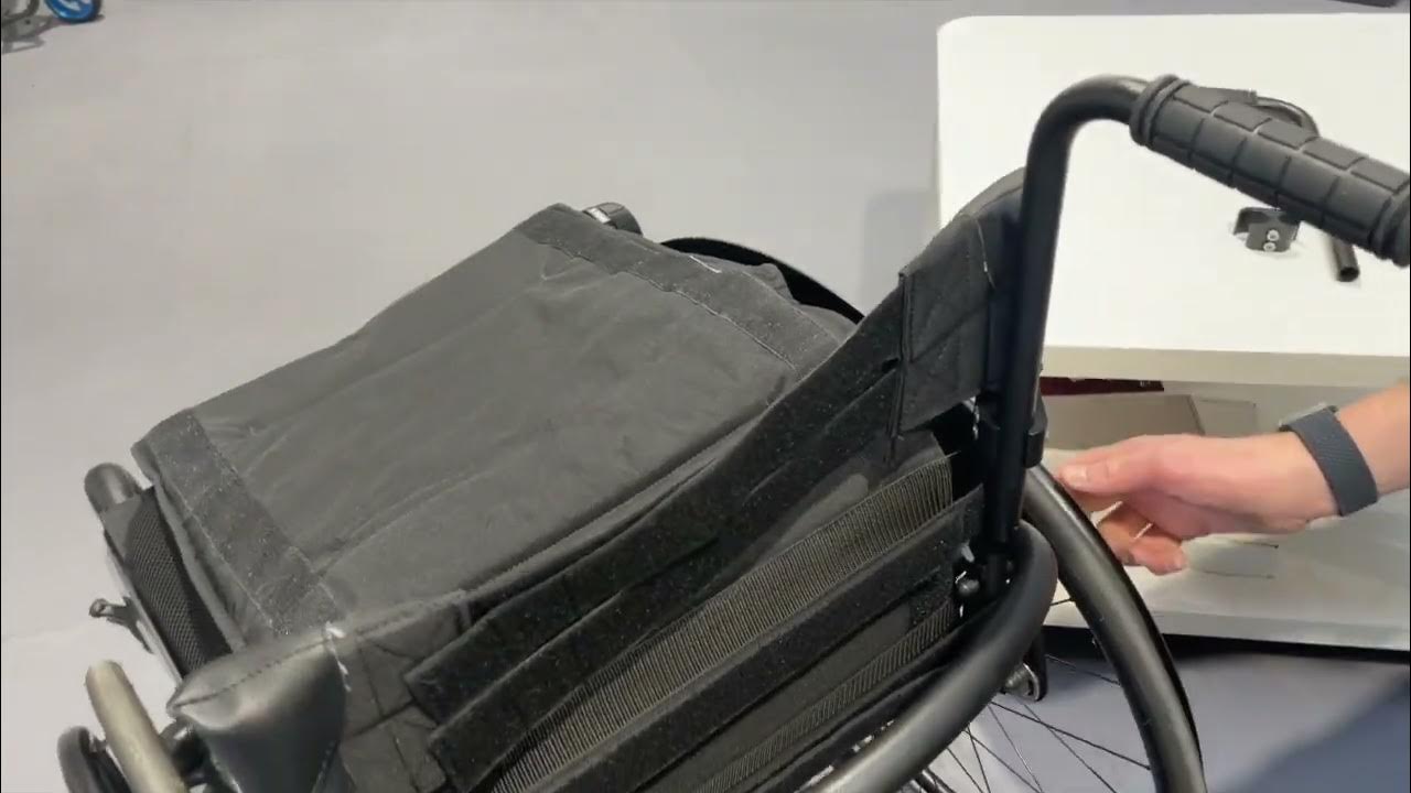 Icon 60 Wheelchair Height Adjustable Push Handles YouTube