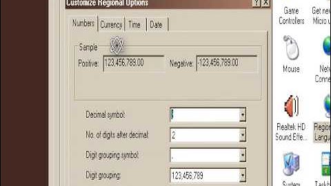 Regional Settings for FLASH Player in BioExplorer