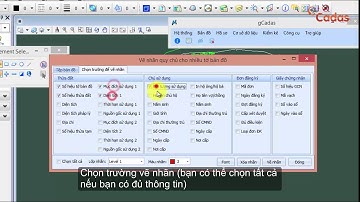 gCadas - Vẽ nhãn quy chủ cho nhiều tờ bản đồ