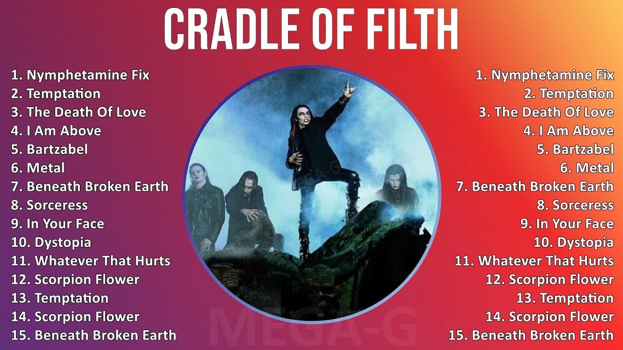 Cradle Of Filth MIX Best Songs 1990s Music So Far Top Goth Metal