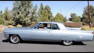 Restored 1963 Cadillac Coupe De Ville in action