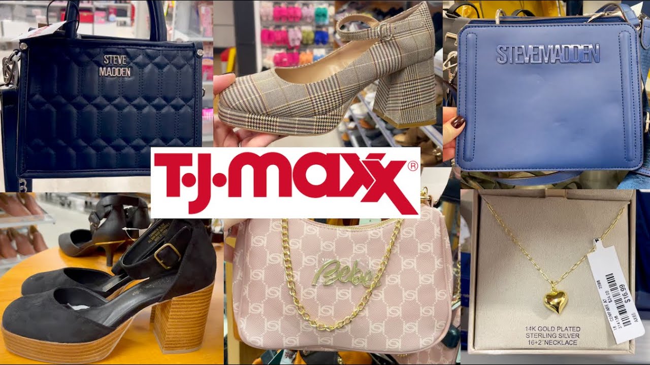 TJ MAXX SHOP WITH ME 2023  LUXURY DESIGNER HANDBAGS, SHOES, JEWELRY, NEW  ITEMS 