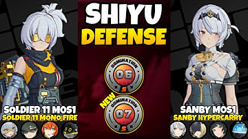 NEW Shiyu Defense Critical Node Stage 6-7 S Rank Soldier 11 & Sanby | Zenless Zone Zero