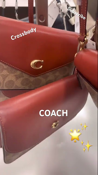 Coach Brown Turnlock Card Pouch / Holder, Bag Charm