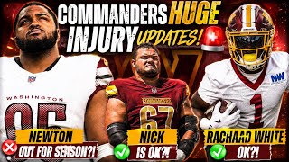 COMMANDERS INJURY NEWS AND UPDATES! TRAINING CAMP RECAP! LIONS/COMMANDERS PREZN WEEK 2 FIRST LOOK!