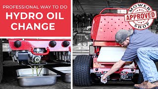 How to Perform Hydro Oil Change on a Toro GrandStand - MainStreetMower