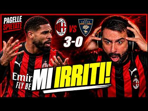 [MI IRRITI] MILAN - LECCE | PAGELLE SPIETATE