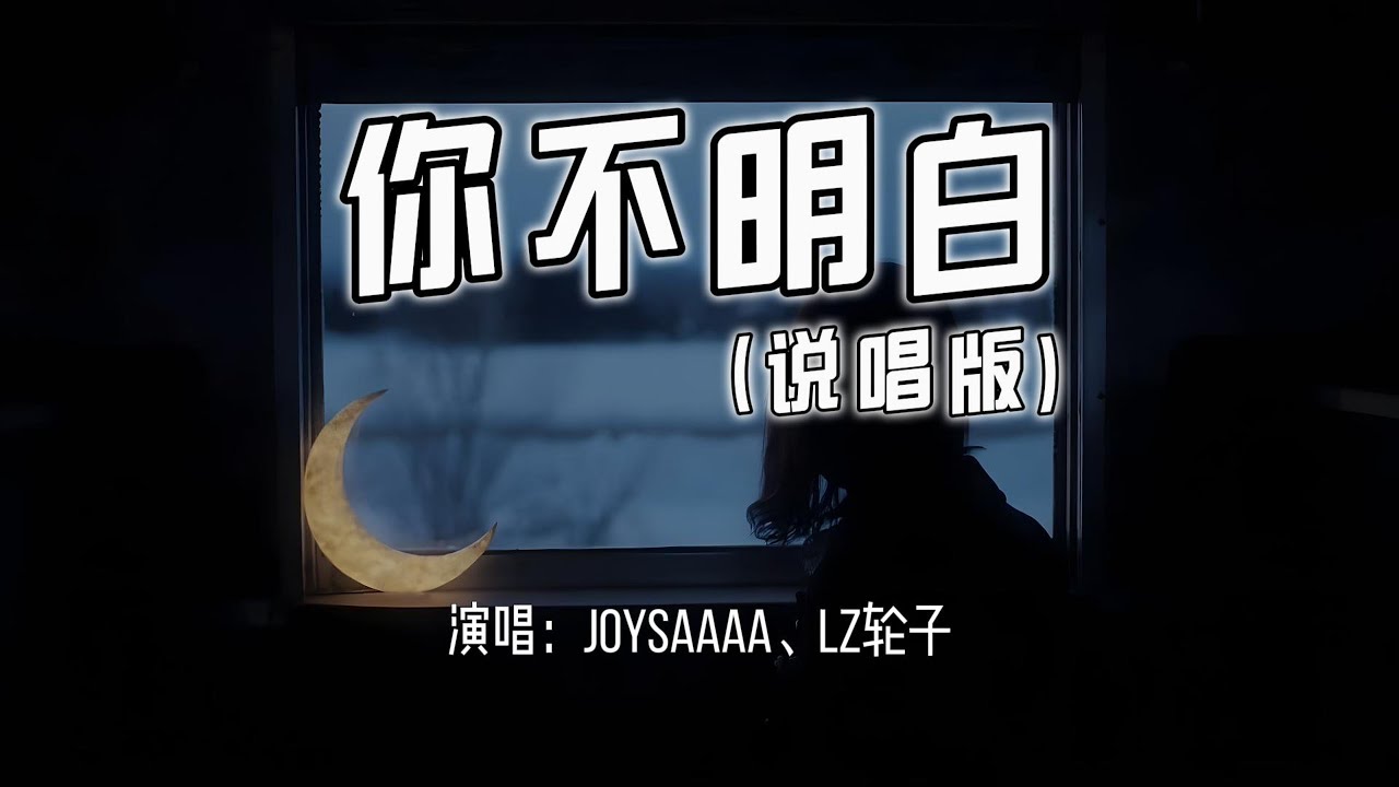 Joysaaaa、LZ轮子 - 你不明白 (说唱版)『你不明白 我说不爱都更加爱。』【4k无损|动态歌词 Lyrics】 - YouTube