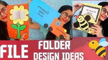 DIY folder designs | DIY files designs